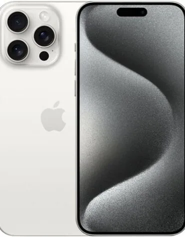iPhone 15 Pro Max – White Titanium, Pristine, 256GB